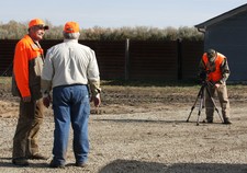 Gary interviewing a few sponsors after the hunt to get their comments on South Dakota hunting at Antler Ridge Lodge.