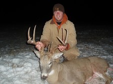 Tyler with his 2008 Whitetail deer.
